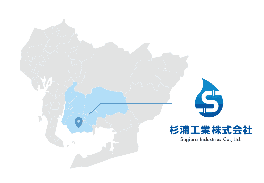 西尾市にピンが刺さった西三河エリアの地図